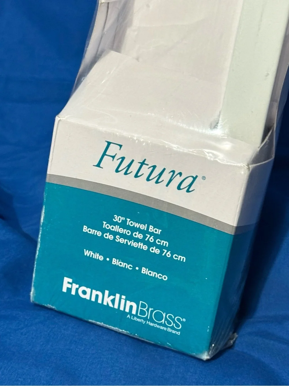 Franklin Brass D2430W Futura 30-Inch Towel Bar in White - Futura -New In Package